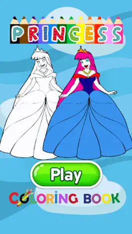 Game screenshot Cute Princess Easy and Fun Coloring Pages For Girl mod apk