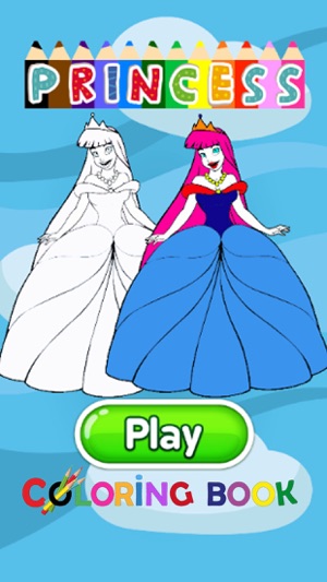 Cute Princess Easy and Fun Coloring Pages For Girl(圖1)-速報App