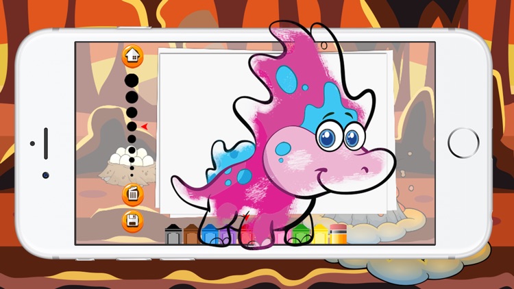 Dinosaurs Coloring Book For Kids - Free screenshot-4