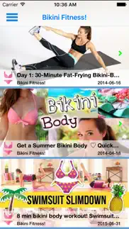 how to get your bikini body fitness videos iphone screenshot 1
