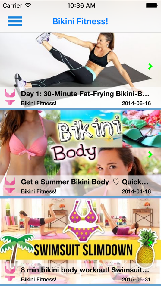 How to Get Your Bikini Body Fitness Videos - 1.0 - (iOS)