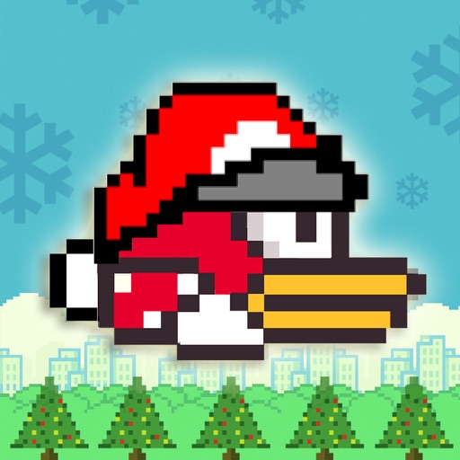 Flappy Christams: Santa Bird version