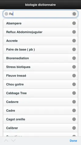 Game screenshot Biologie Dictionnaire mod apk
