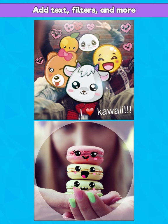 Screenshot #5 pour Kawaii Photo Booth - Cute Sticker & Picture Editor