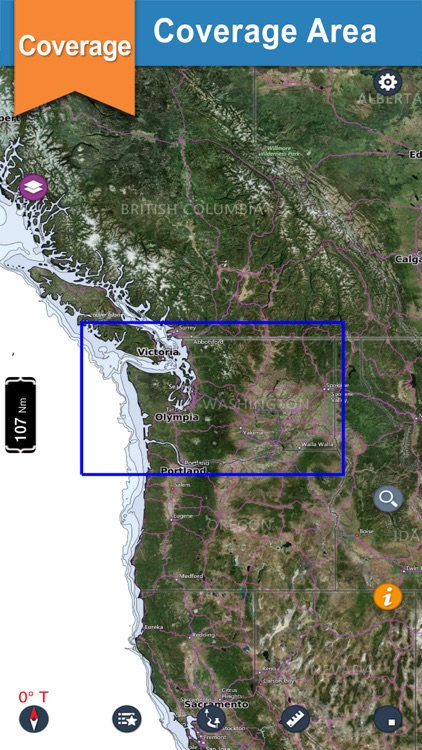 Washington GPS Nautical Charts