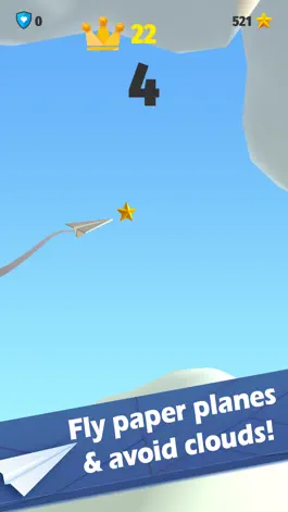 Game screenshot Clouds - Free Flying Paper Airplane Game apk