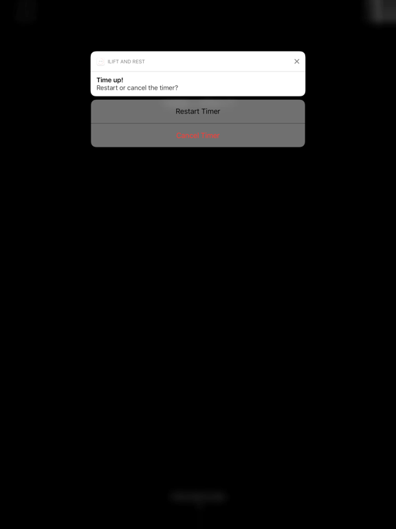 iLift and Rest - Gym Timer iPad screenshot 5 - Health & Fitness app