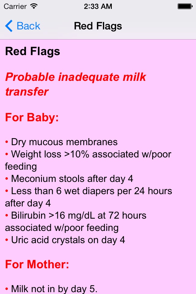 Breastfeeding Management 2 screenshot 2