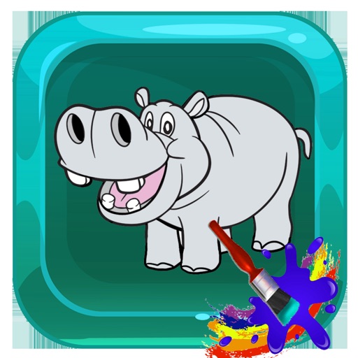 Zoo City Game Coloring Icon