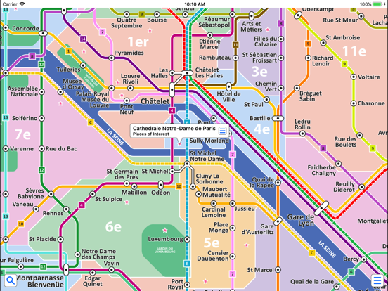 Screenshot #4 pour Paris Metro & Tram by Zuti