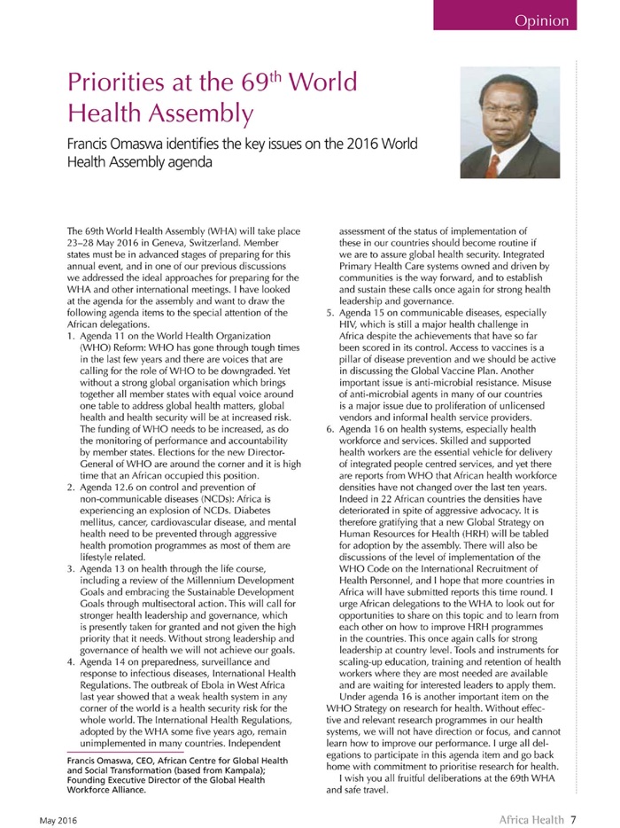 Africa Health Journal