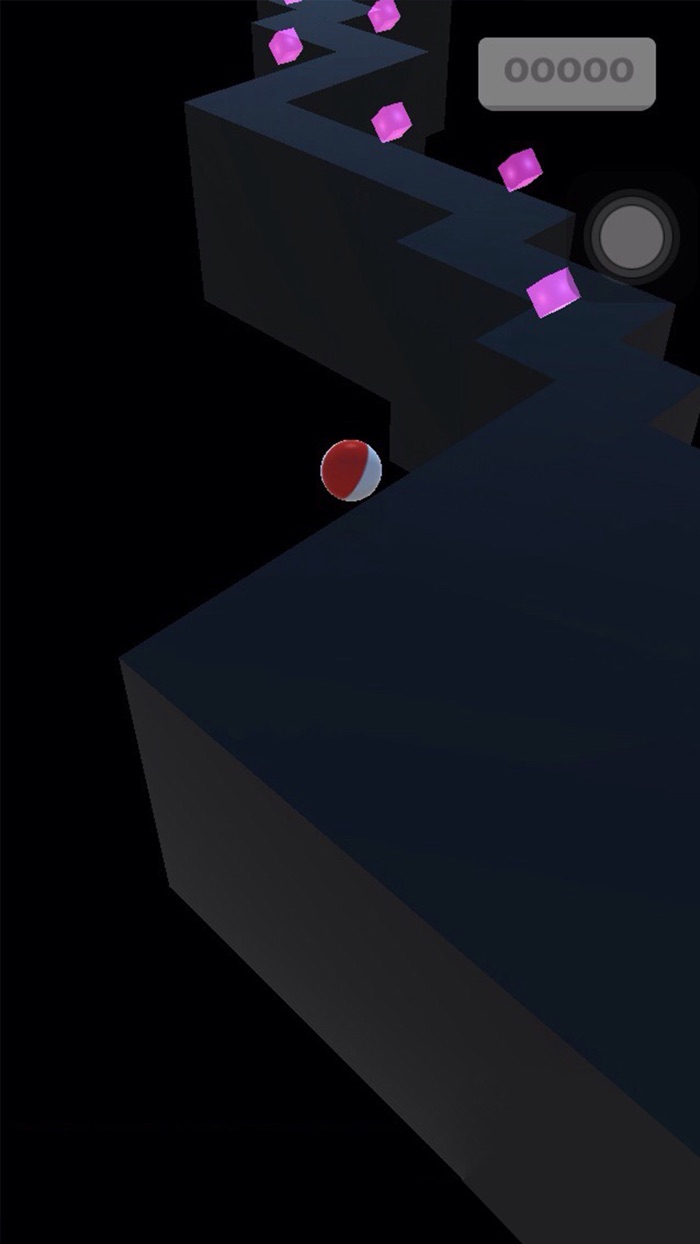 Ball run on path zigzag ...