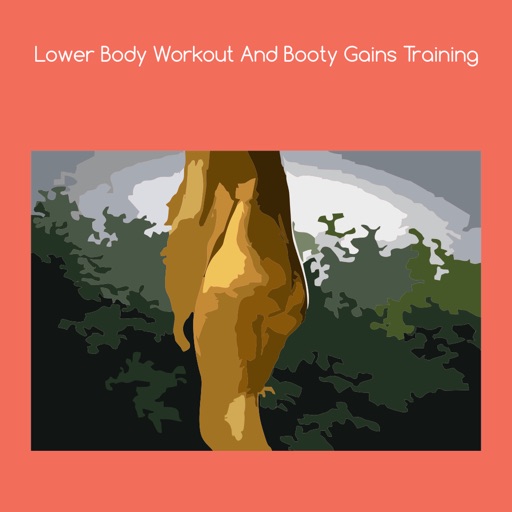 Lower body workout and booty gains training icon