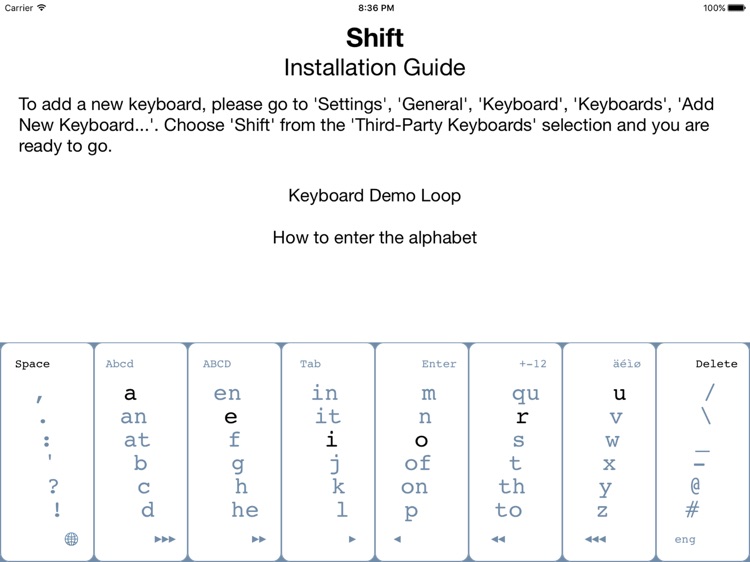 Shift - Keyboard Extension
