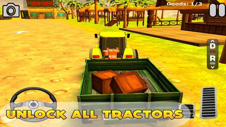 Village Tractor Farm Sim 3D