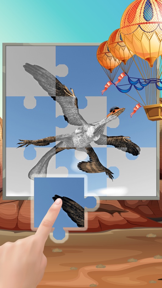 #4. Dinosaurs Puzzles 2 (iOS) 由: KIDEO TECH LTD