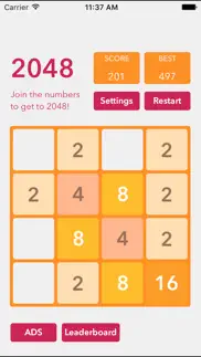 8192- puzzle game iphone screenshot 2