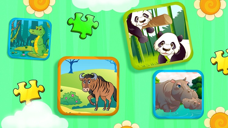 Wild Animals Jigsaw Puzzles For Children