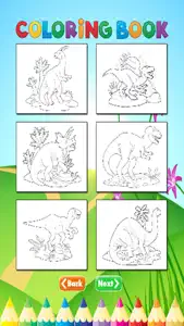 Dinosaurs2 Coloring Book - Activities for Kid screenshot #4 for iPhone