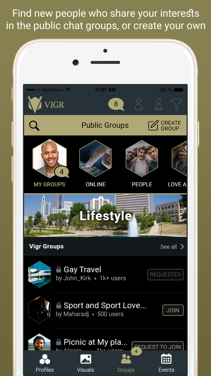 VIGR – social app for gay men