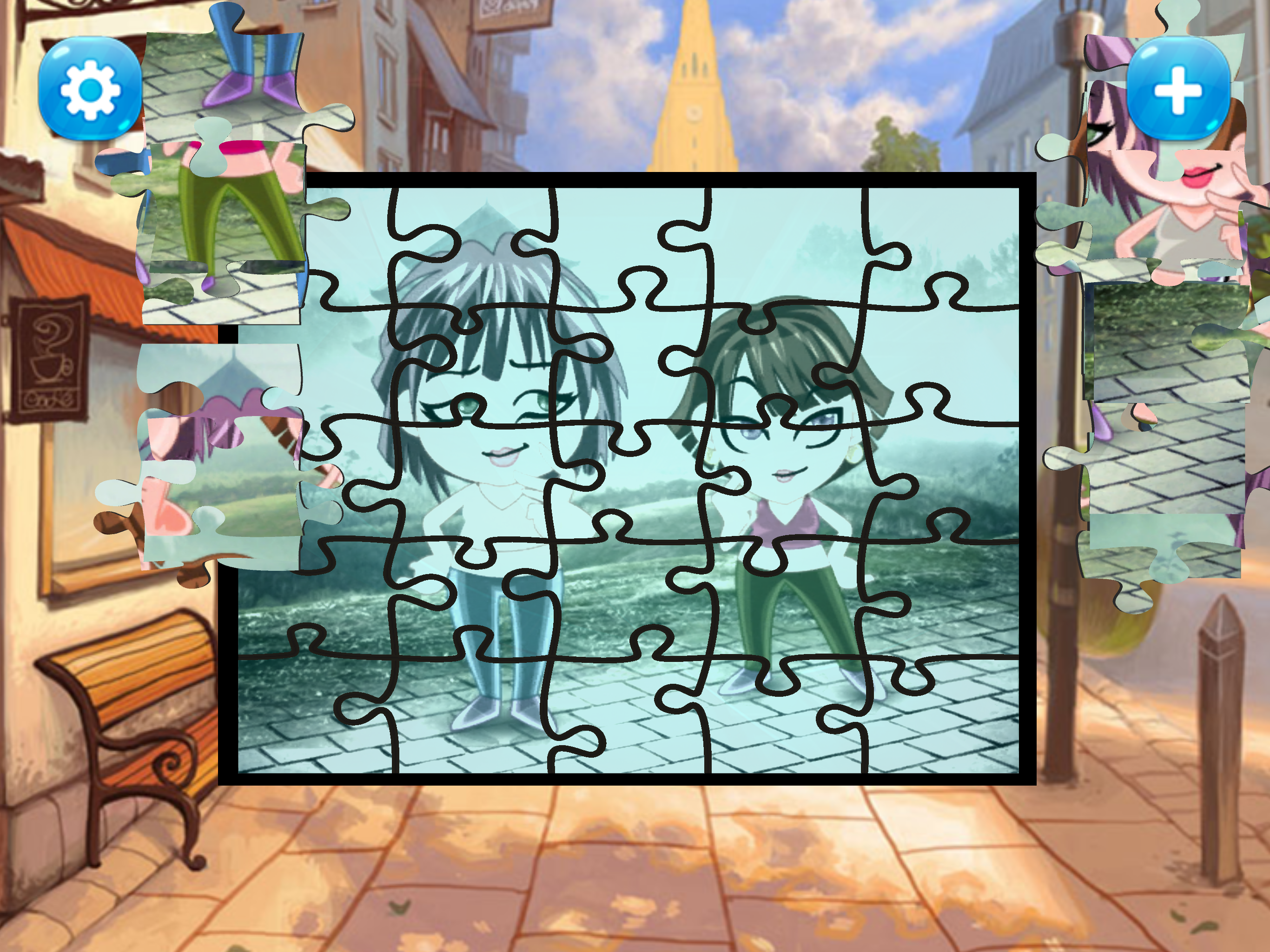 young girl puzzle easy kids screenshot 10