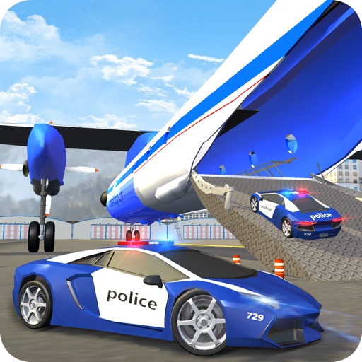 Police Airplane Transporter – Truck Transport Game icon