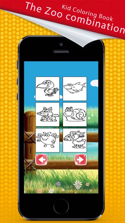 Animal Kid Coloring Book 5