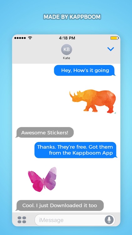 Colorful Animal Stickers by Kappboom