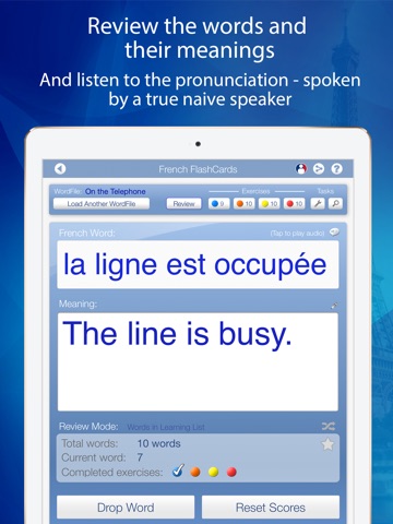 Declan French FlashCards for iPad screenshot 3