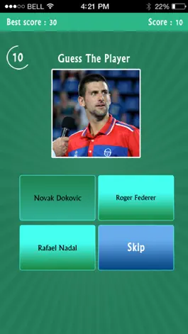 Game screenshot Guess the Tennis Player Quiz - Free Trivia Game apk