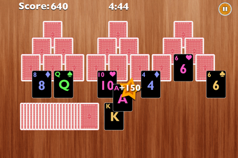 Tri-Peaks Solitaire Pro screenshot 2