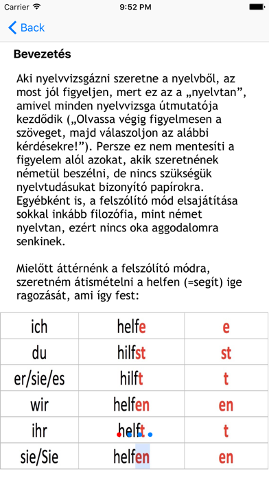 How to cancel & delete Német nyelvtan magyaroknak from iphone & ipad 4