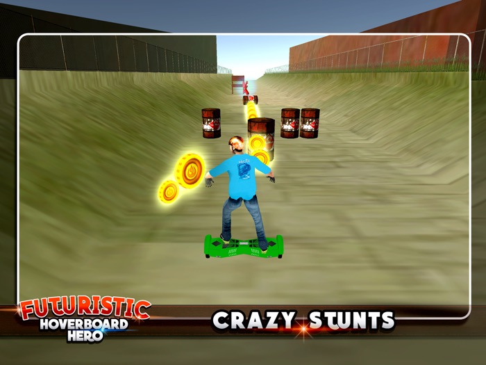 Futuristic Hoverboard Hero