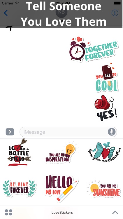 Love Stickers - Share Your Feelings