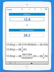 pound kilogram ve kilogram pound dönüştürme ipad resimleri 3