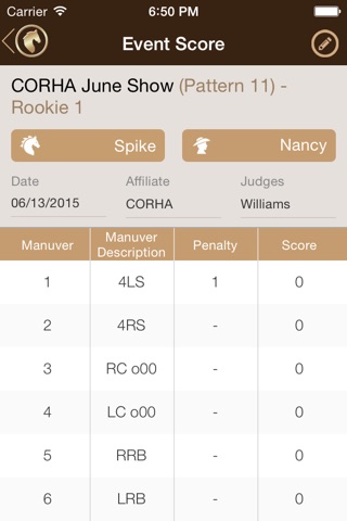 Reining-MyScores screenshot 3