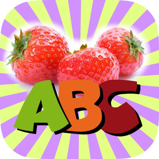 Easy Alphabet Fruit Vocabulary Icon