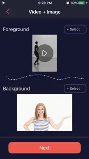 superimpose video - combine movies & photos iphone screenshot 3