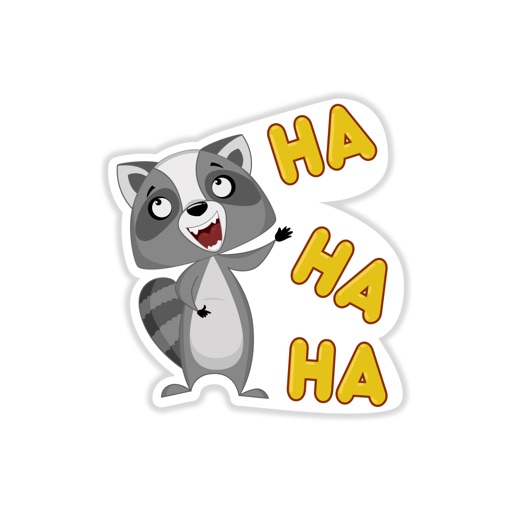 Steve The Raccoon stickers by Uladzislau Besarab icon