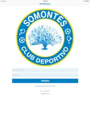 club deportivo somontes ipad capturas de pantalla 1