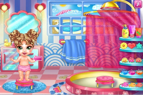 Baby Sara Shower At Pool screenshot 2