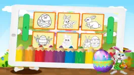Game screenshot Easter Eggstravaganza and Rabbit coloring for kids apk