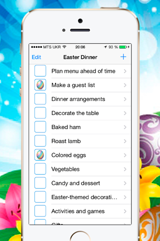 Easter Dinner Checklist screenshot 2