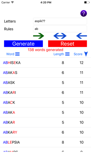 Word Generator Robot