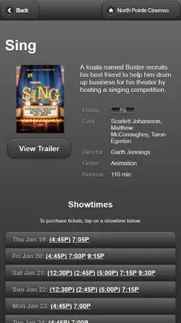 Game screenshot North Pointe Cinemas hack