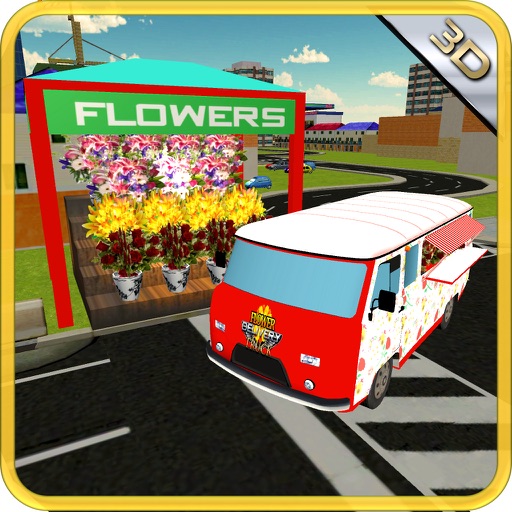 Flower Delivery Truck & Cargo Transport Simulator icon