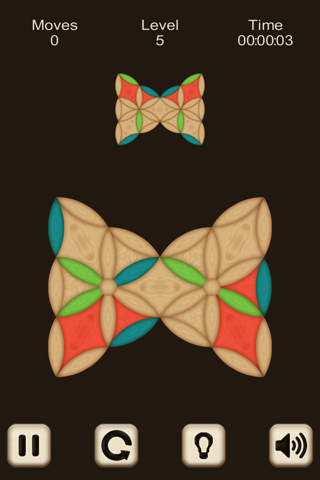 Hard Wood Puzzle. Triangle screenshot 2