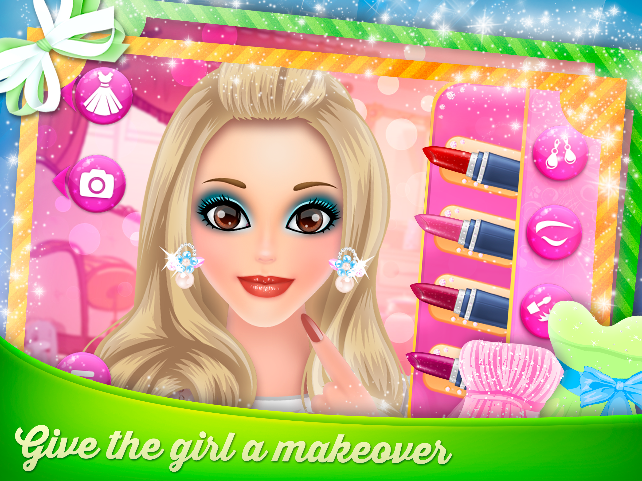 Movie Star Dressup: Celebrities beauty salon