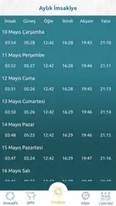 İmsakiye - Dünya screenshot #3 for iPhone