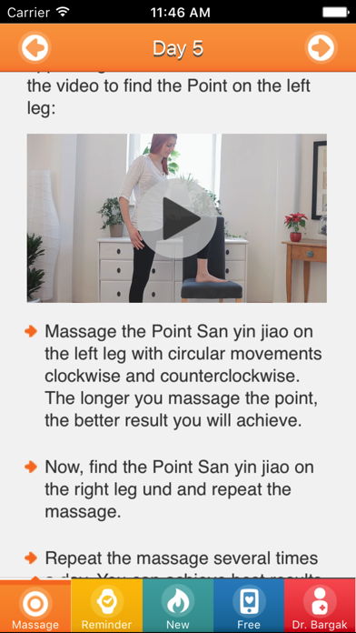 Screenshot #1 pour Relieve Migraine Pain Instantly With Great Massage